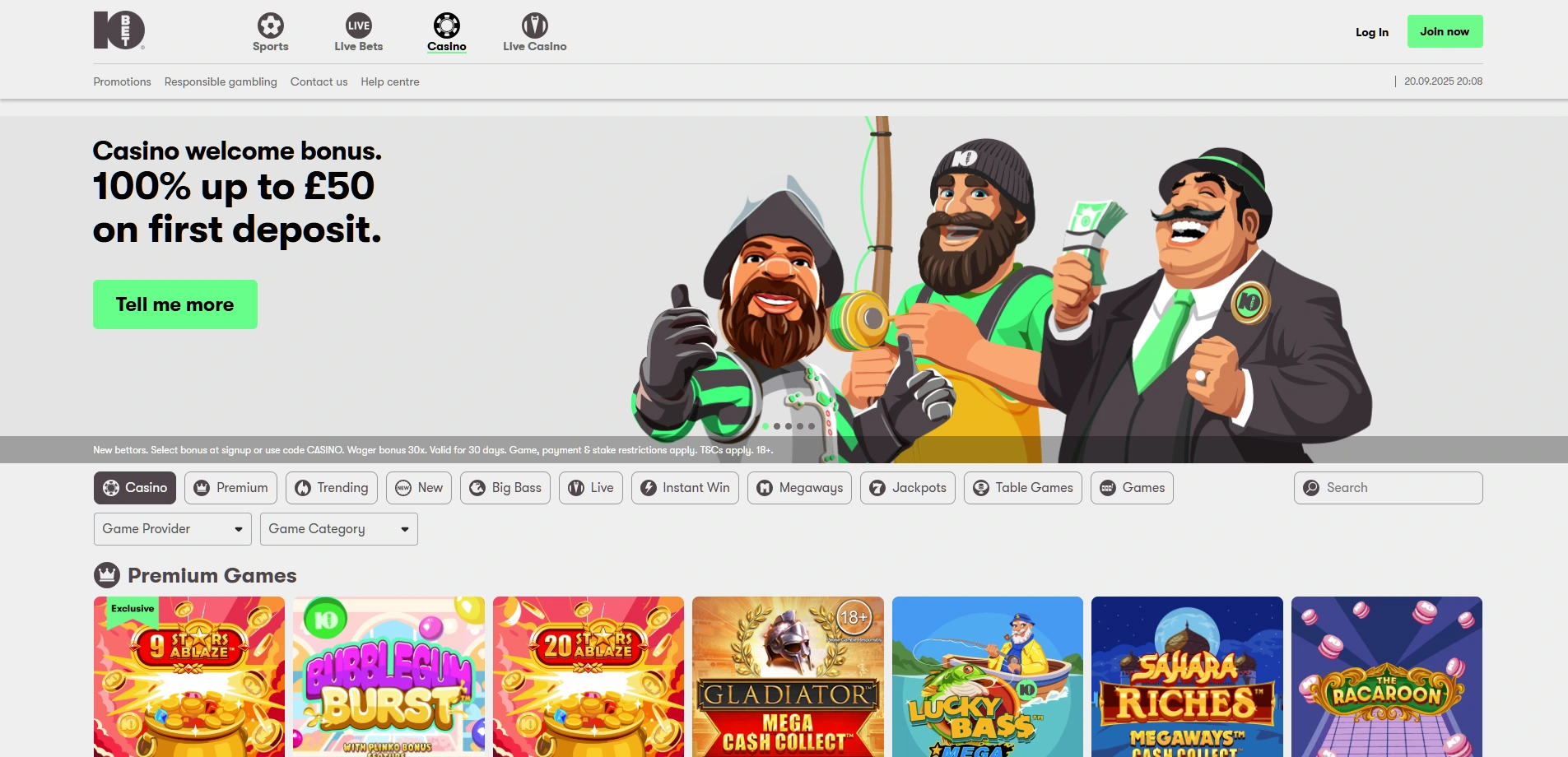 10bet Kenya online casino and sports betting platform with live games